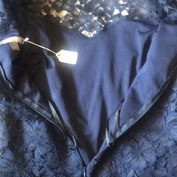 NWT Kalijati Navy Blue Lace Dress Size Small - Picture 9 of 12
